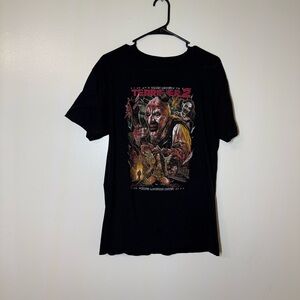Terror Threads Terrifier Art the Clown Black Graphic Tee
